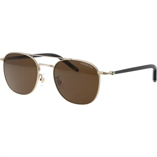 Stylish Sunglasses Mb0271S , male, Sizes: 54 MM - Montblanc - Modalova