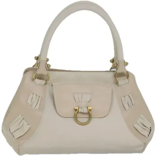 Pre-owned Leather handbags , female, Sizes: ONE SIZE - Salvatore Ferragamo Pre-owned - Modalova