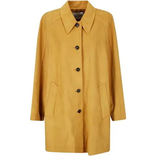 Suede Half Coat LOW CLASSIC - LOW CLASSIC - Modalova