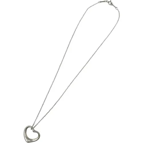 Pre-owned Silver necklaces , Damen, Größe: ONE Size - Tiffany & Co. Pre-owned - Modalova