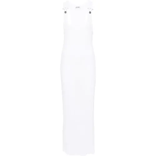 Long Dress with Oval Neckline , female, Sizes: S, M - Jean Paul Gaultier - Modalova