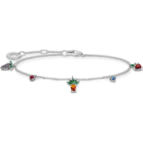 Colorful Fruit Charm Bracelet , female, Sizes: ONE SIZE - Thomas Sabo - Modalova