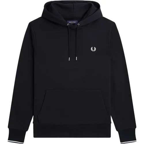 Sweatshirt Fp Tipped Hooded Sweatshirt , male, Sizes: 2XL, L, M, XL - Fred Perry - Modalova