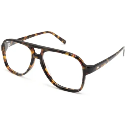 Braune Tortoise Optische Brille,Schwarze Optische Brille, vielseitig und stilvoll - Moscot - Modalova