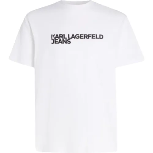 Herren Regular Kurzarm Tee - Karl Lagerfeld - Modalova