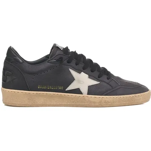 Schwarze Sneakers 'Ball Star' , Herren, Größe: 43 EU - Golden Goose - Modalova