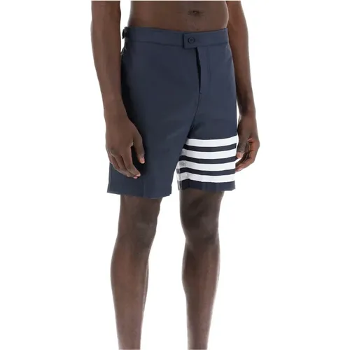 Bar Strand Bermuda Shorts , Herren, Größe: L - Thom Browne - Modalova