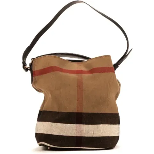 Pre-owned Canvas shoulder-bags , female, Sizes: ONE SIZE - Burberry Vintage - Modalova