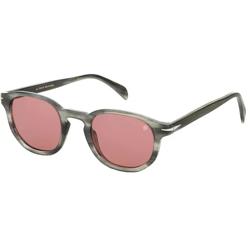 Grey Horn/Pink Sunglasses,David Beckham Sonnenbrille DB 1007/S,Stylische Sonnenbrille DB 1007/S,/Blue Shaded Sunglasses,DB 1007/S Sunglasses - Eyewear by David Beckham - Modalova