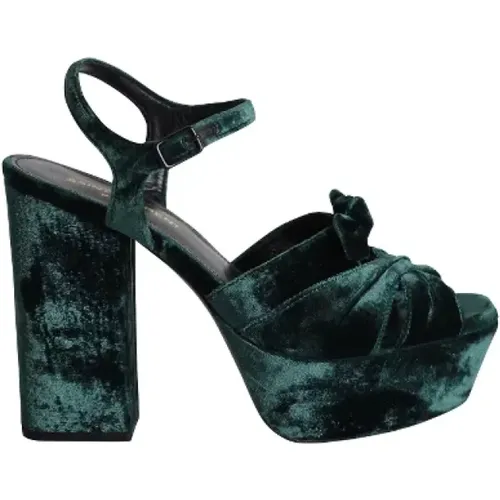 Pre-owned Samt heels - Yves Saint Laurent Vintage - Modalova