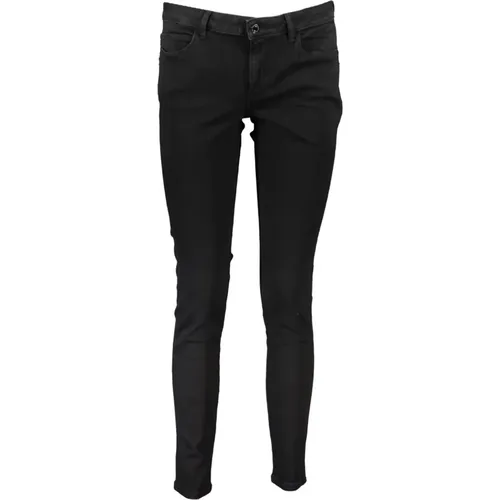 Schwarze Skinny Denim Jeans mit Logo , Damen, Größe: W26 L30 - Guess - Modalova