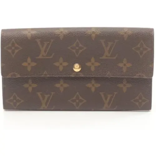 Pre-owned Leather wallets , female, Sizes: ONE SIZE - Louis Vuitton Vintage - Modalova