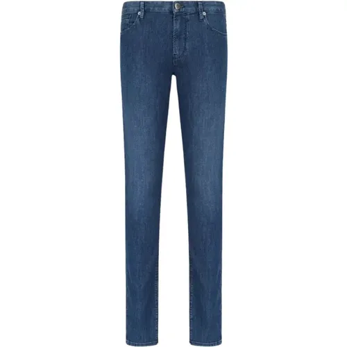 Gerades Jeans , Herren, Größe: W30 L32 - Emporio Armani - Modalova