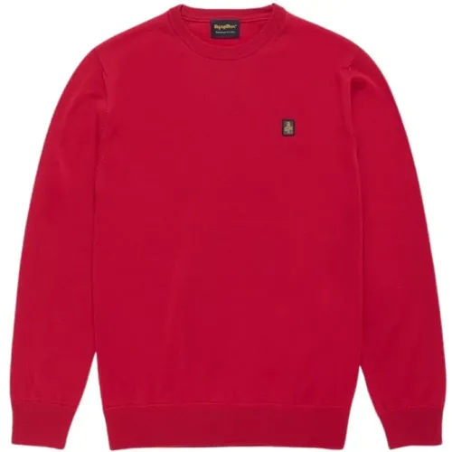 Merino Wool Crewneck Sweater , male, Sizes: 2XL - RefrigiWear - Modalova