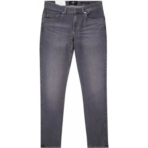 Slim-Fit Stylische Jeans , Herren, Größe: W30 - 7 For All Mankind - Modalova