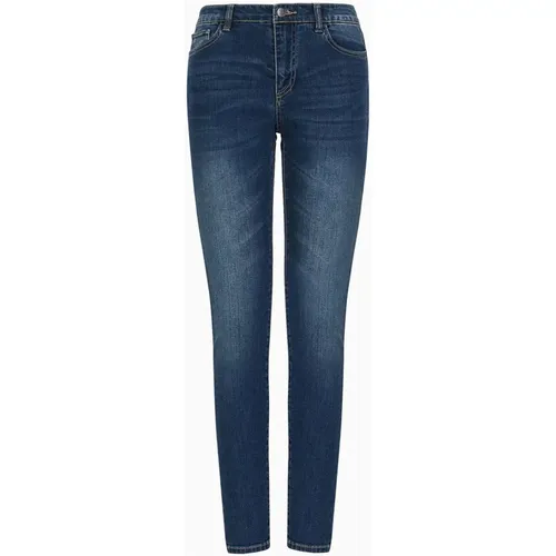Skinny Jeans Modello , female, Sizes: W28, W27, W30 - Armani Exchange - Modalova