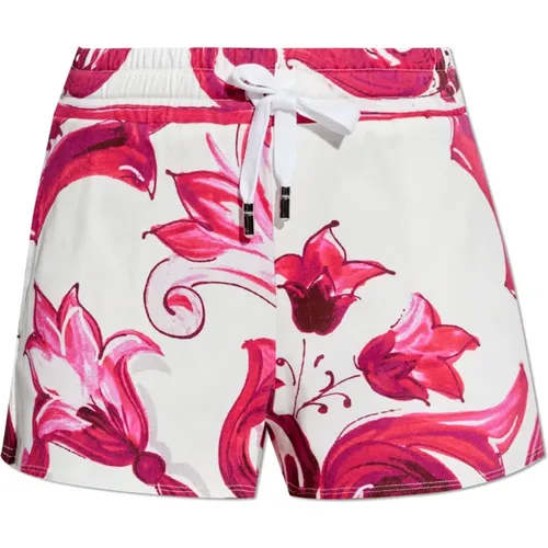 Shorts mit Majolika-Muster - Dolce & Gabbana - Modalova