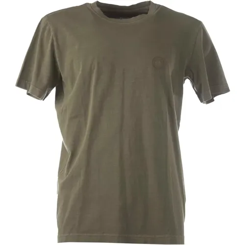T-Shirt Selected Slhconnor Wash Ss O-Neck Tee W , Herren, Größe: L - Selected Homme - Modalova