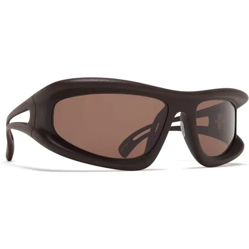 Marfa Shield Sunglasses , unisex, Sizes: 70 MM - Mykita - Modalova