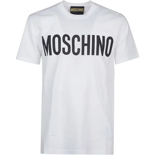 Casual Cotton Tee Shirt , male, Sizes: XL, M, S - Moschino - Modalova