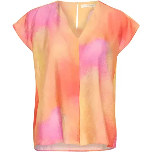 Abstract Print Top Blouse Sky Lights , female, Sizes: XS, L, 2XL, XL, M, S - InWear - Modalova