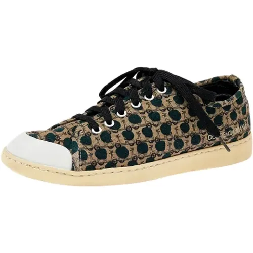 Pre-owned Canvas sneakers , female, Sizes: 7 UK - Dolce & Gabbana Pre-owned - Modalova