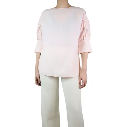 Pre-owned Linen tops , female, Sizes: S - Jil Sander Pre-owned - Modalova