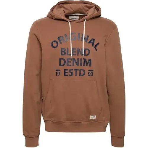 Kapuzenpullover , Herren, Größe: L - Blend - Modalova