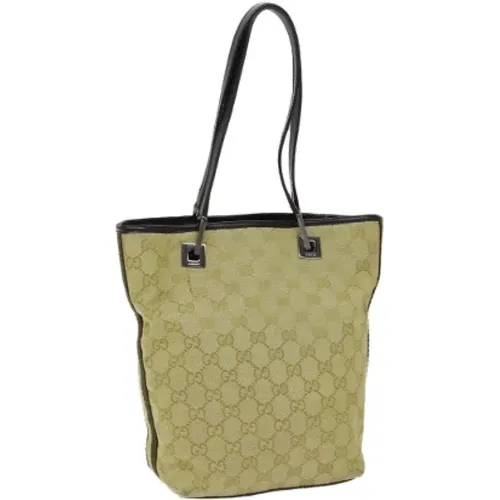 Pre-owned Canvas gucci-bags , female, Sizes: ONE SIZE - Gucci Vintage - Modalova