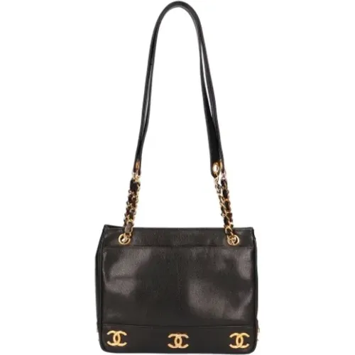 Pre-owned Leather Chanel Shoulder Bag , female, Sizes: ONE SIZE - Chanel Vintage - Modalova