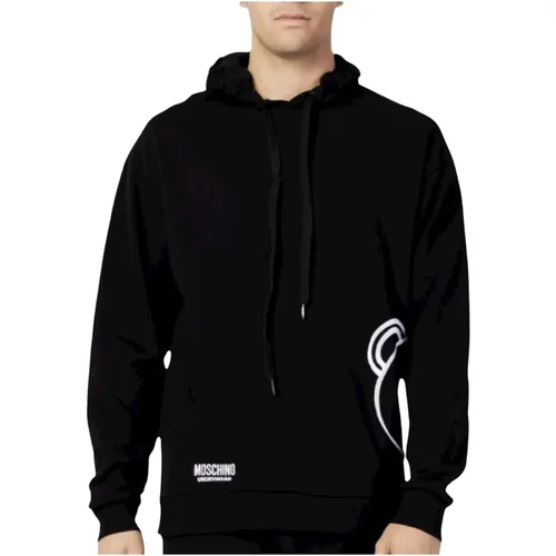 Hoodie with Hood , male, Sizes: XS - Moschino - Modalova