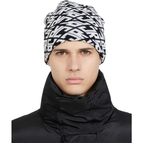 Winter Hat with JR Logo , male, Sizes: M, L - John Richmond - Modalova