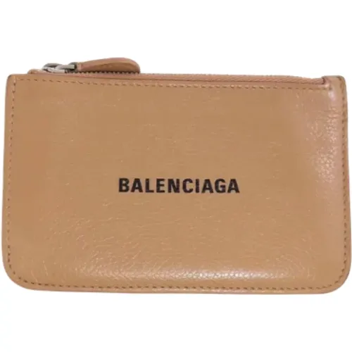 Pre-owned Leather home-office , female, Sizes: ONE SIZE - Balenciaga Vintage - Modalova