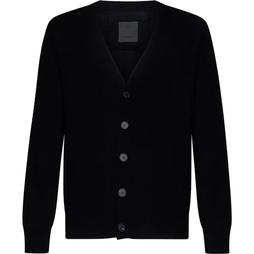 V-Neck Knit Cardigan with Signature , male, Sizes: S, XS, M - Givenchy - Modalova