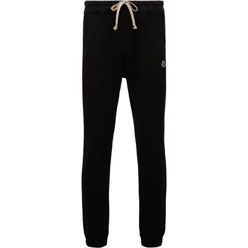 Joggers with Embroidered Logo , male, Sizes: S, L, M - Moncler - Modalova