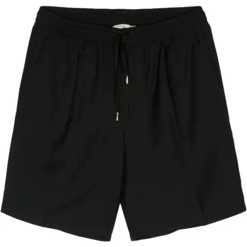 Texturierte Woll-Shorts mit elastischem Bund , Herren, Größe: M - Briglia - Modalova