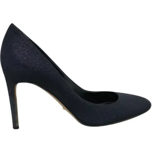 Pre-owned Canvas heels , female, Sizes: 4 UK - Sergio Rossi Pre-owned - Modalova