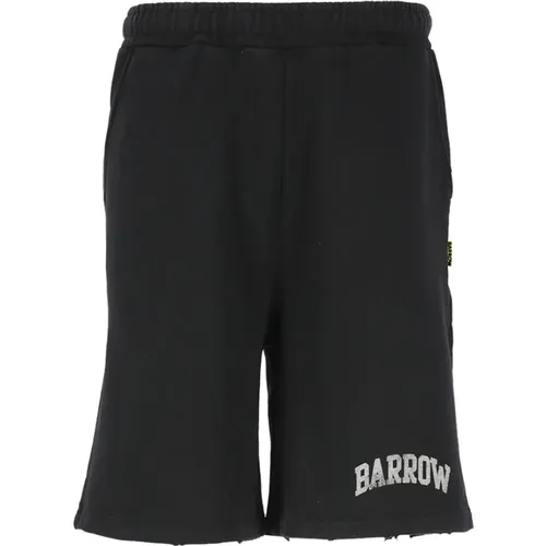 Casual Shorts,Schwarze sportliche Bermuda-Shorts - Barrow - Modalova