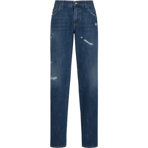 Pantalone Jeans , male, Sizes: 2XL, 4XL, 3XL, XL, L - Dolce & Gabbana - Modalova