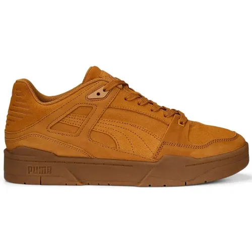 Suede Desert Tan Slipstream Schuhe , Herren, Größe: 45 EU - Puma - Modalova