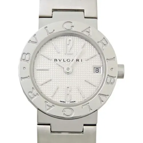 Pre-owned Stainless Steel watches , female, Sizes: ONE SIZE - Bvlgari Vintage - Modalova