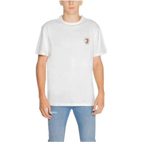 Crest T-Shirt für Männer , Herren, Größe: L - Tommy Jeans - Modalova