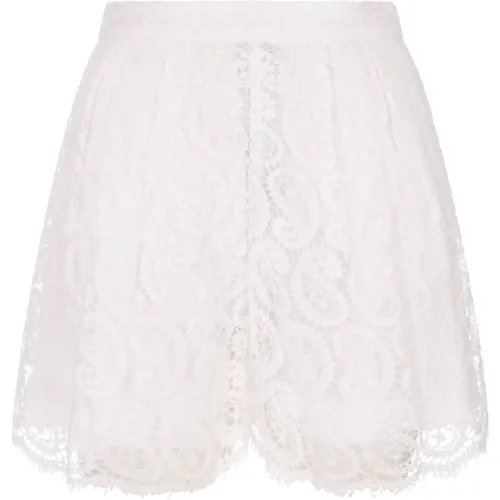 Paisley Macramé Shorts , female, Sizes: XS, 2XS - Giambattista Valli - Modalova