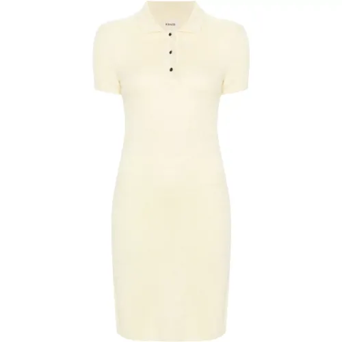 Butter Knitted Polo Dress , female, Sizes: S, M - Khaite - Modalova