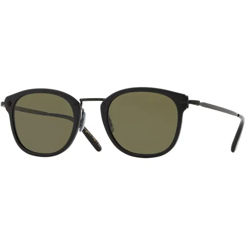 Sunglasses,Buff/Green Sonnenbrille Op-506 SUN,Tiefes Bernstein/Blau Sonnenbrille Op-506 SUN - Oliver Peoples - Modalova