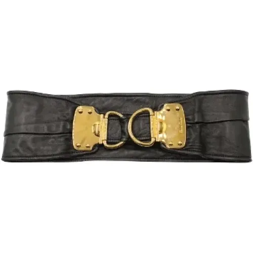Pre-owned Leather belts , female, Sizes: ONE SIZE - Miu Miu Pre-owned - Modalova