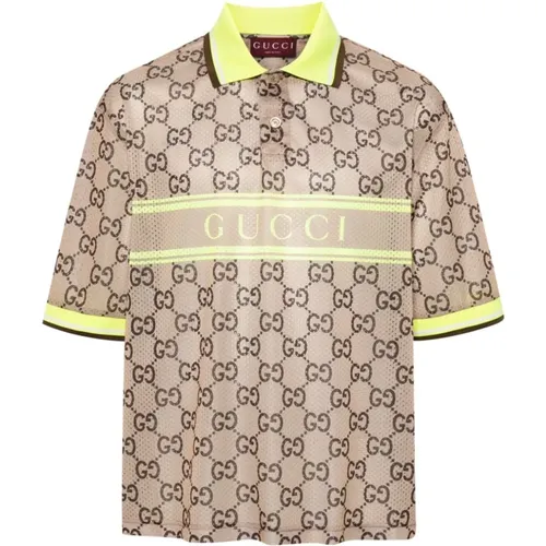 Perforiertes GG Supreme Polo Shirt - Gucci - Modalova