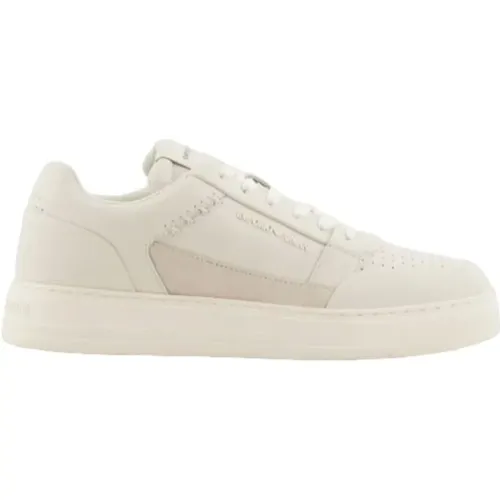 Low Sneakers with Perforated Toe , male, Sizes: 9 UK, 8 UK - Emporio Armani - Modalova