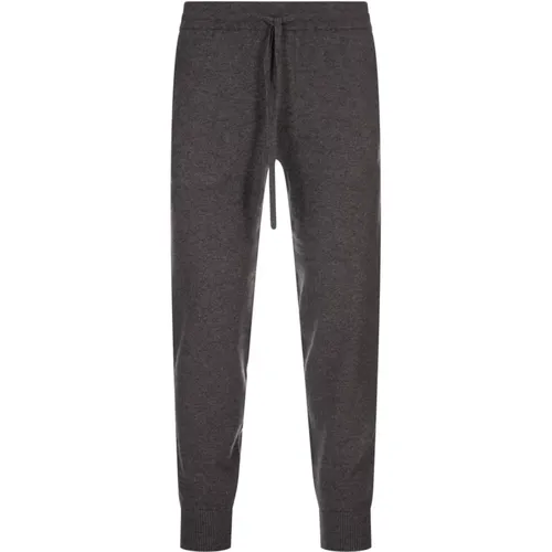 Slim-Fit Grey Wool-Blend Joggers , male, Sizes: XL - Vince - Modalova