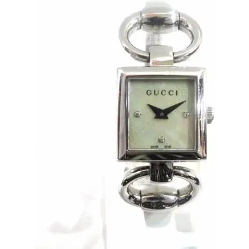 Pre-owned Metal watches , female, Sizes: ONE SIZE - Gucci Vintage - Modalova